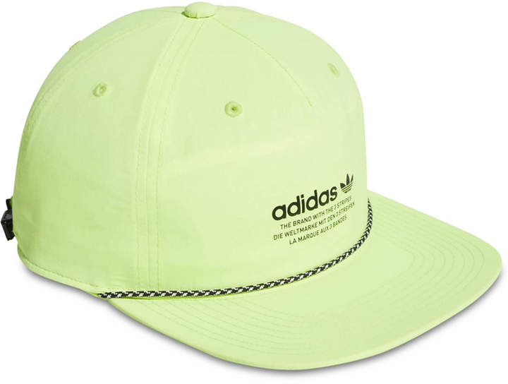 neon adidas hat