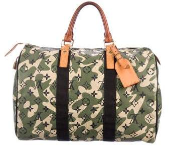 Louis Vuitton Monogramouflage Speedy 35 Bag - Real Trap Fits